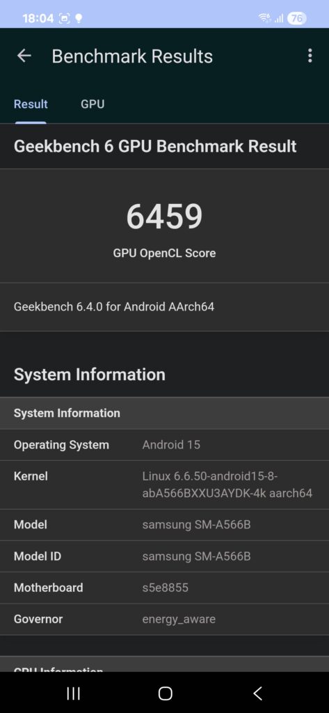 Screenshot 20250525 180452 Geekbench 6