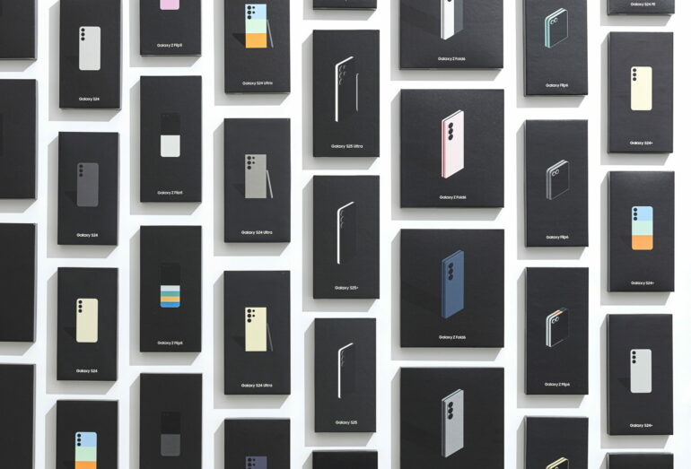 Gold Samsung Mobile Design Visual Identity System 3 scaled