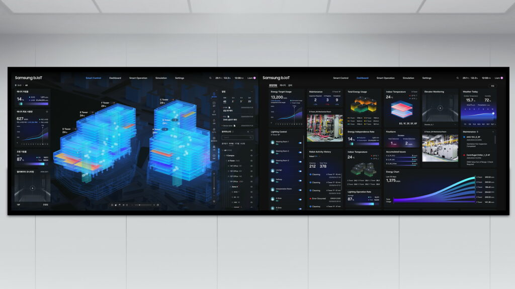 Silver Samsung NBS Digital Twin