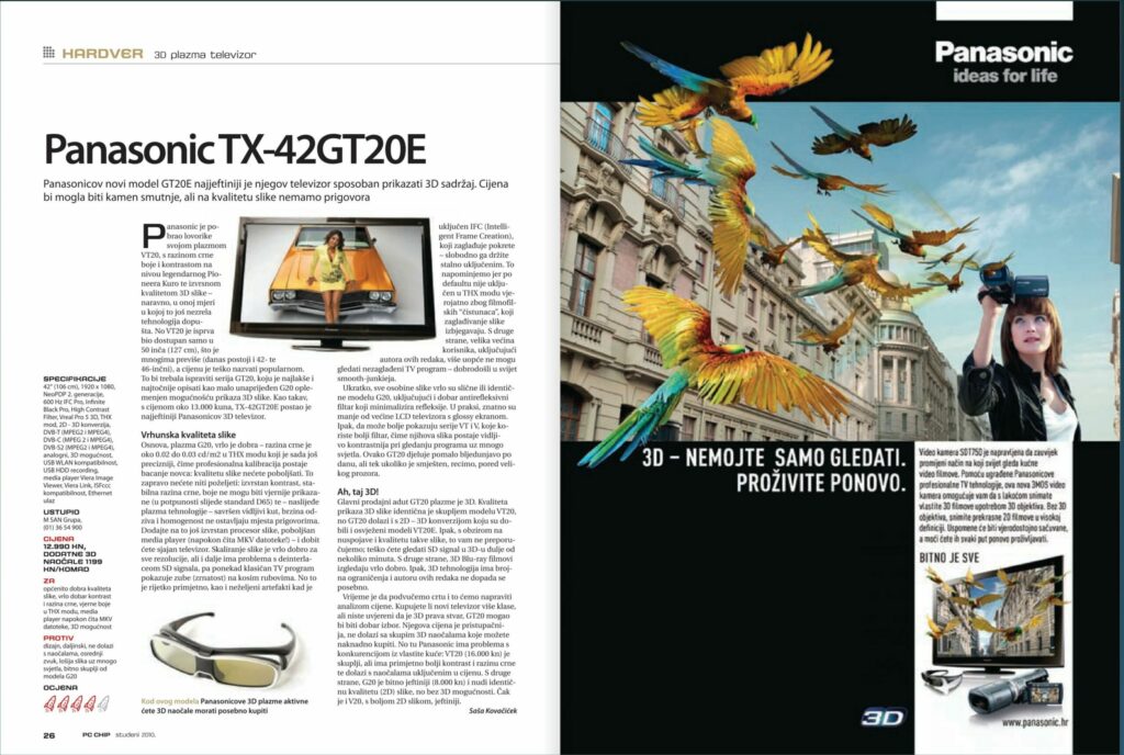 Recenzija Saše Kovačićeka u časopisu PCCHIP - arhiva