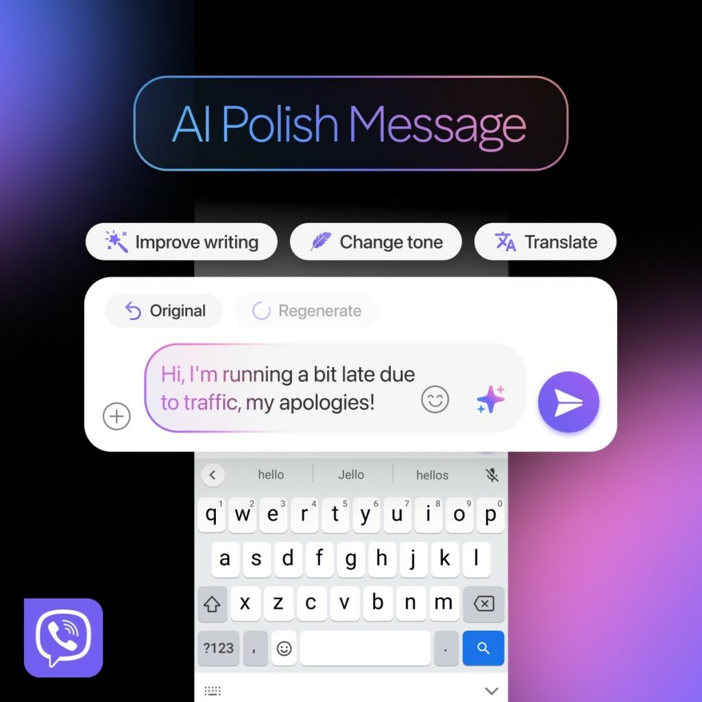 Viber AI message polish 1