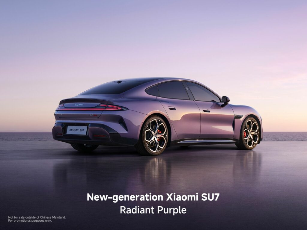 New generation Xiaomi SU7 08 Radiant Purple