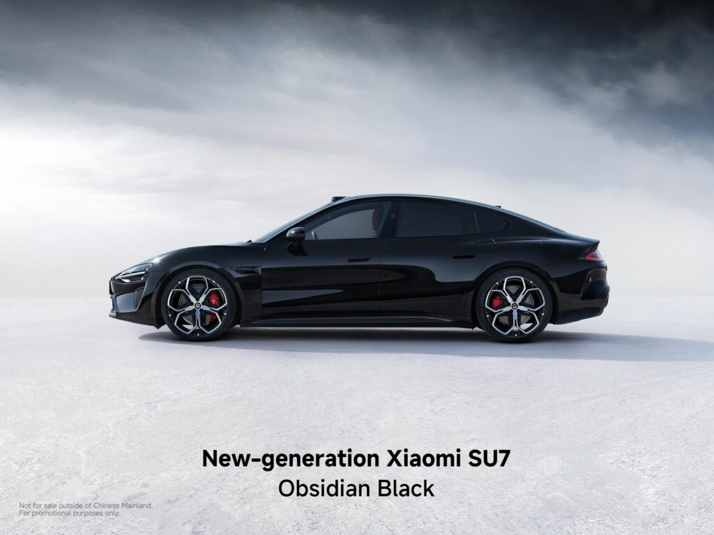 New generation Xiaomi SU7 10 Obsidian Black